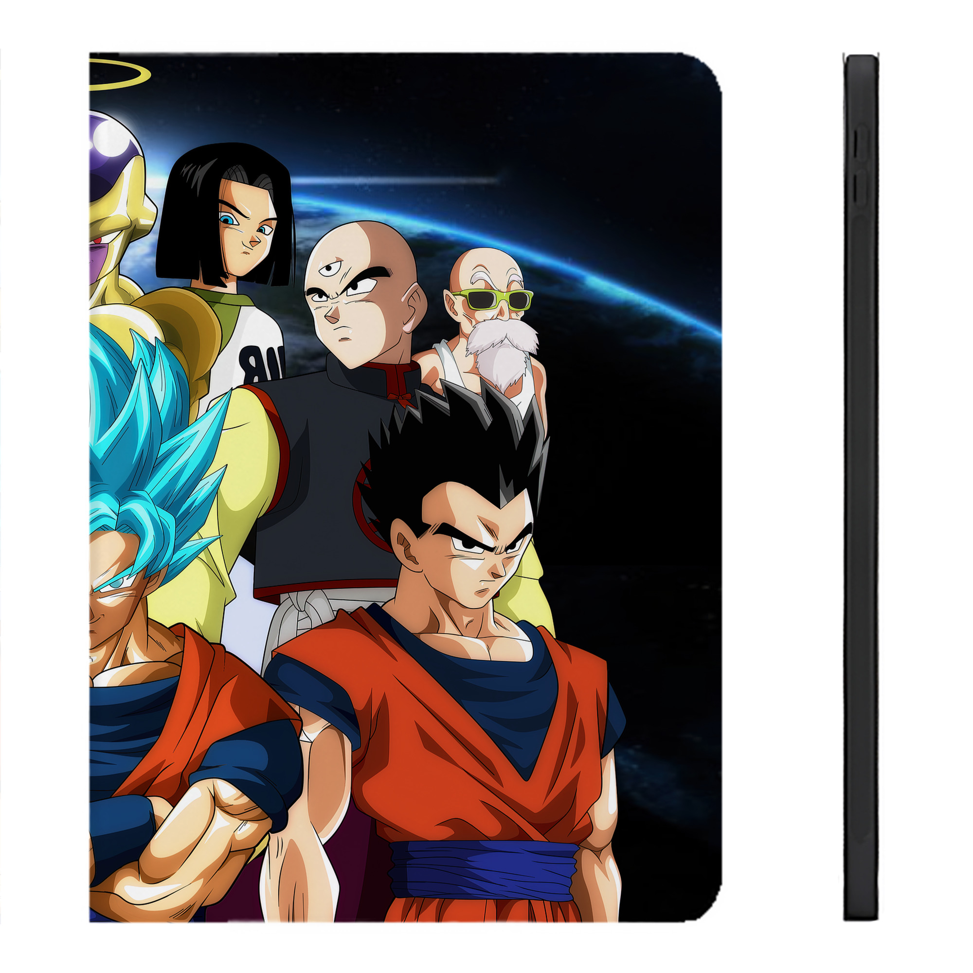 （画像用） ドラゴンボール DRAGON BALL IPadケース ペンホルダー付き ブックスタイルデザイン